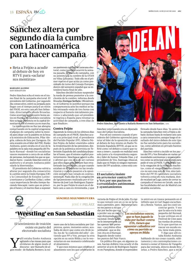 ABC MADRID 19-07-2023 página 18