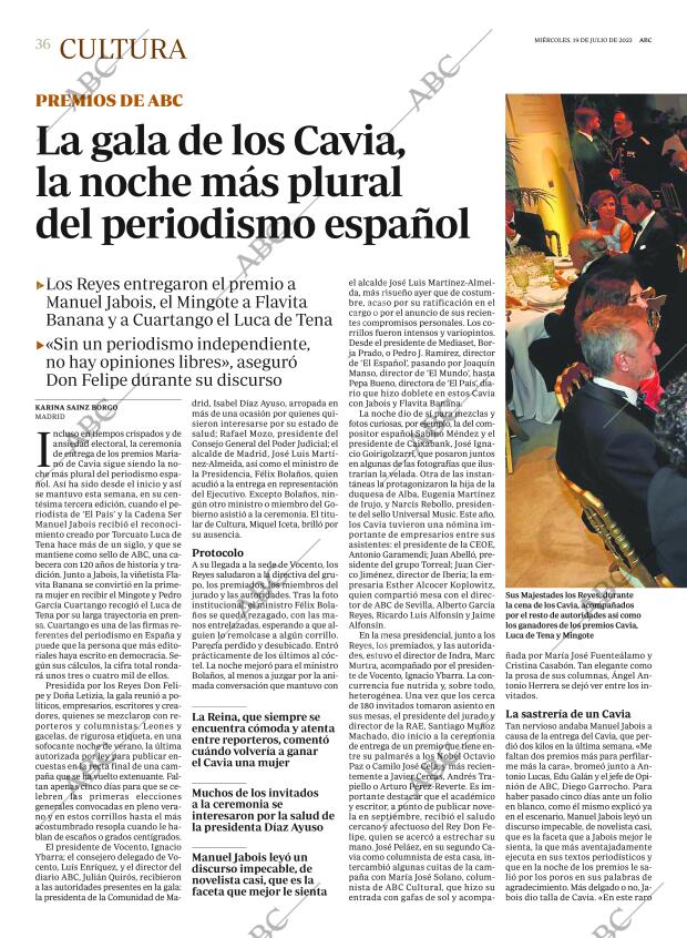 ABC MADRID 19-07-2023 página 36