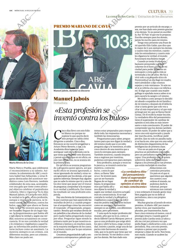 ABC MADRID 19-07-2023 página 39