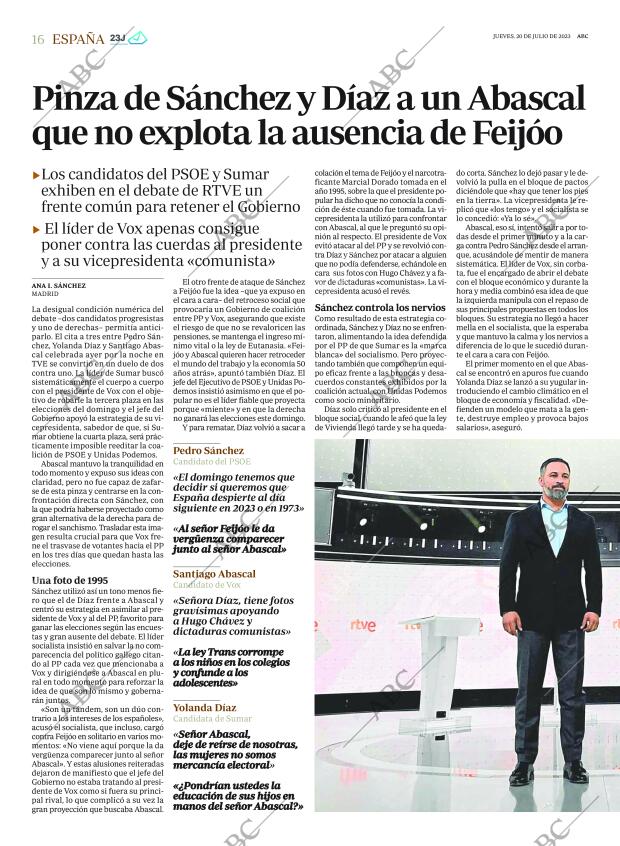 ABC MADRID 20-07-2023 página 16