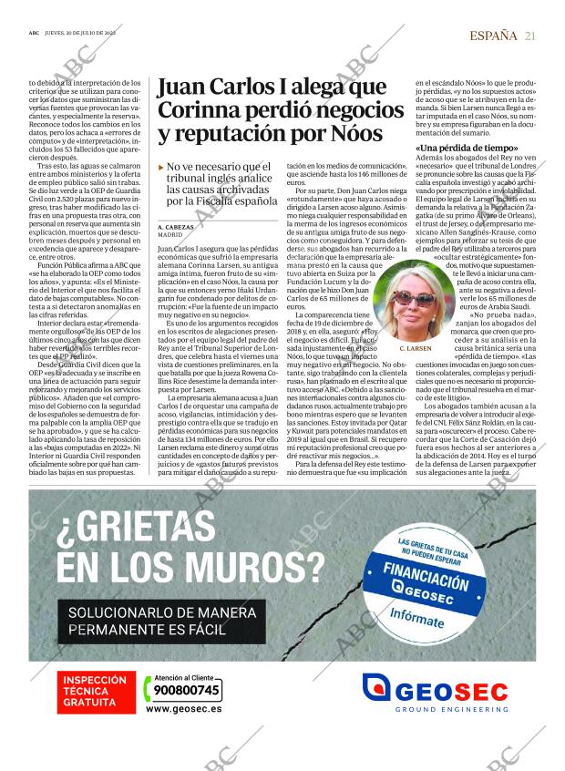 ABC MADRID 20-07-2023 página 21