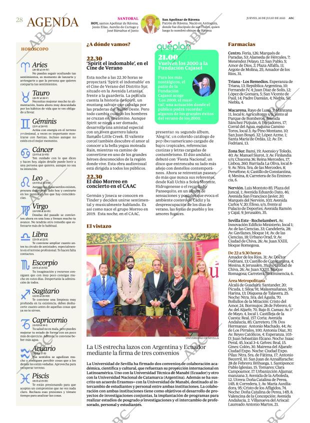 ABC SEVILLA 20-07-2023 página 28