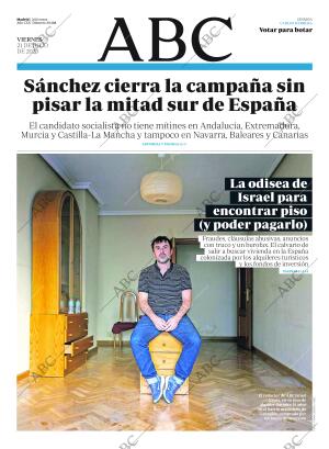 ABC MADRID 21-07-2023 página 1
