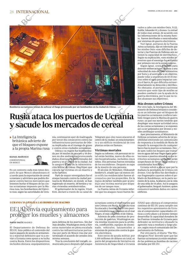 ABC MADRID 21-07-2023 página 28