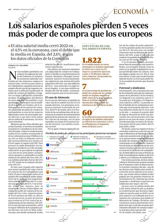ABC MADRID 21-07-2023 página 31