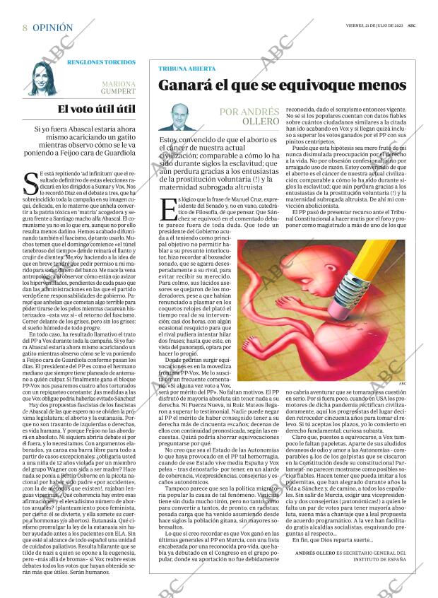 ABC SEVILLA 21-07-2023 página 8