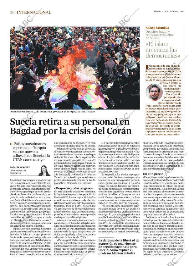 ABC MADRID 22-07-2023 página 26