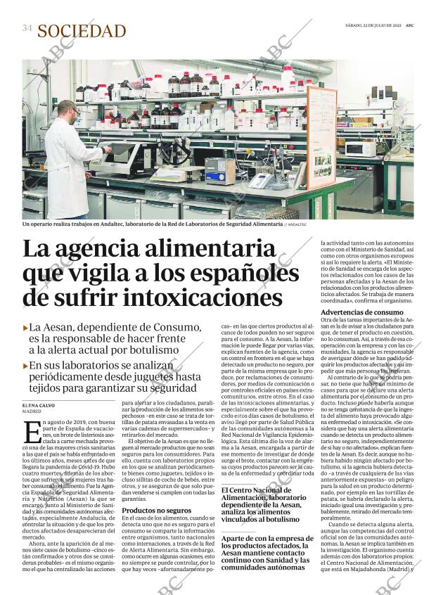 ABC MADRID 22-07-2023 página 34