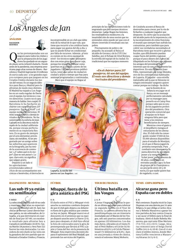 ABC MADRID 22-07-2023 página 40