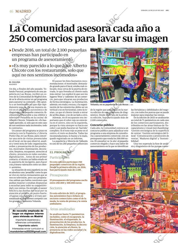 ABC MADRID 22-07-2023 página 46