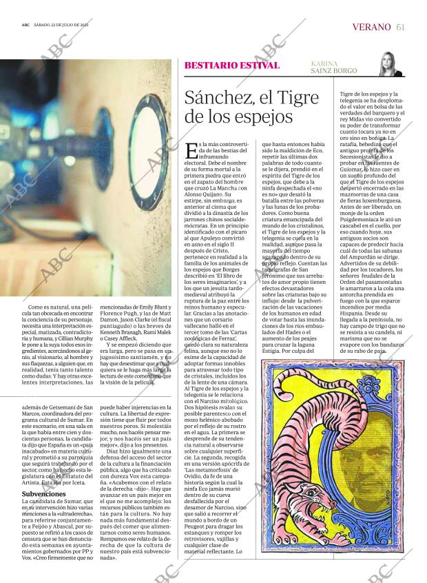 ABC MADRID 22-07-2023 página 61
