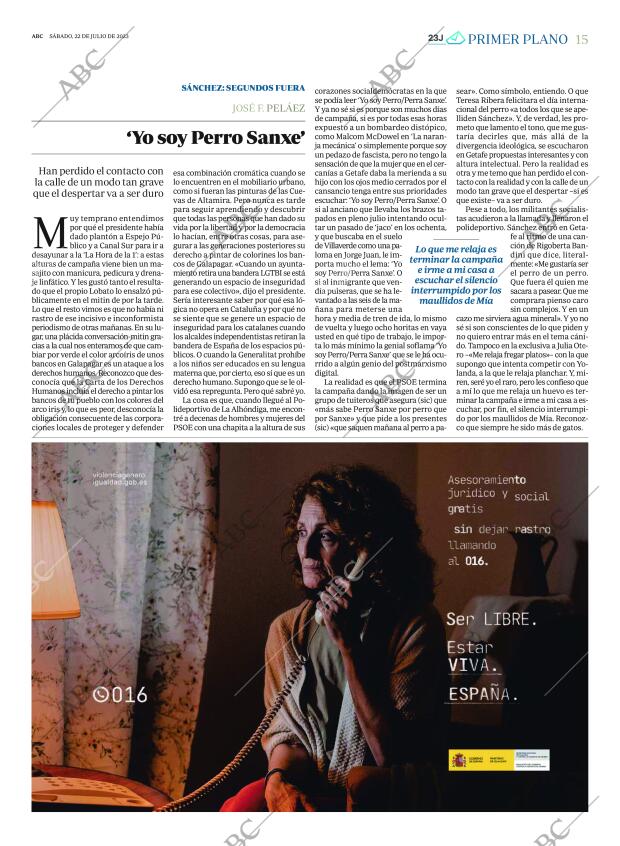 ABC SEVILLA 22-07-2023 página 15