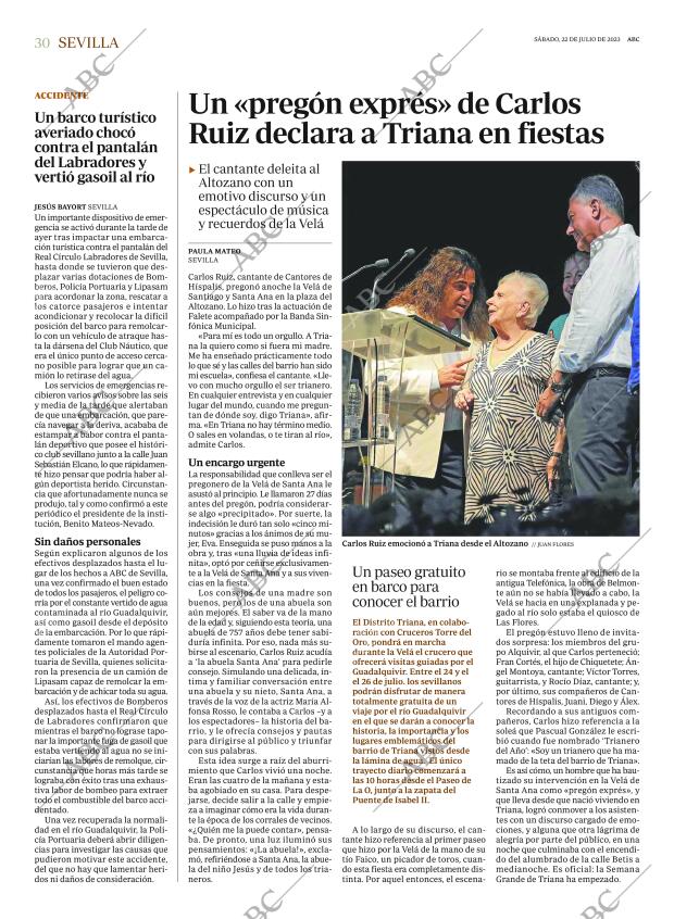 ABC SEVILLA 22-07-2023 página 30