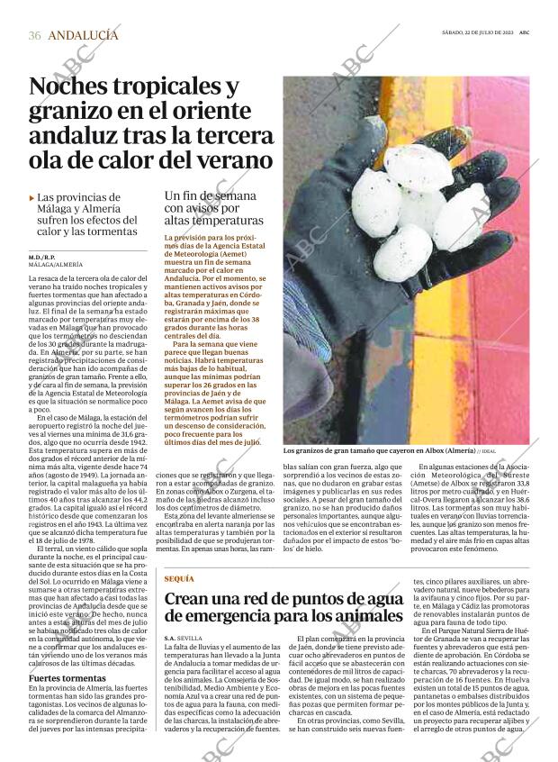 ABC SEVILLA 22-07-2023 página 36