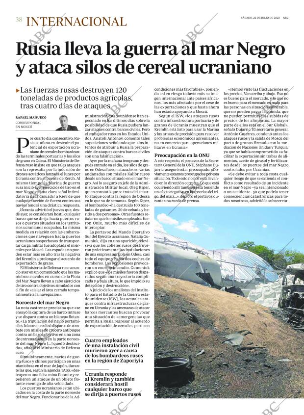 ABC SEVILLA 22-07-2023 página 38