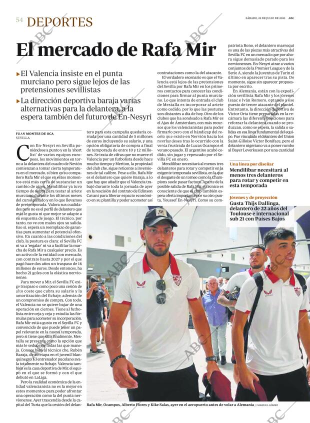 ABC SEVILLA 22-07-2023 página 54