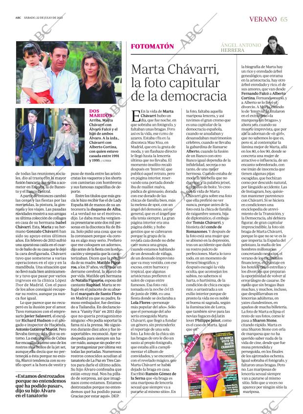 ABC SEVILLA 22-07-2023 página 65