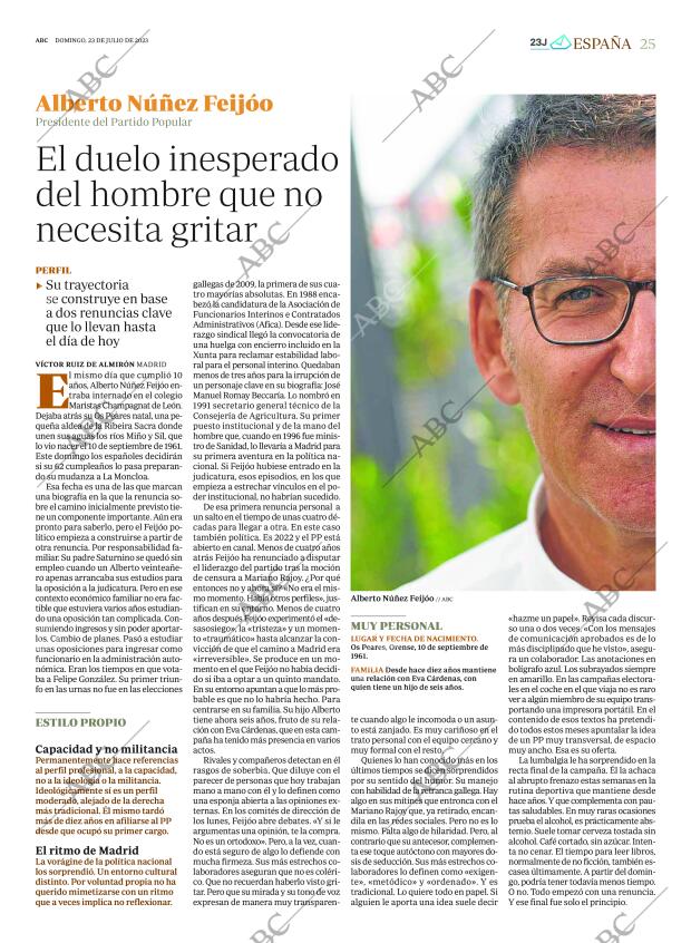 ABC MADRID 23-07-2023 página 25