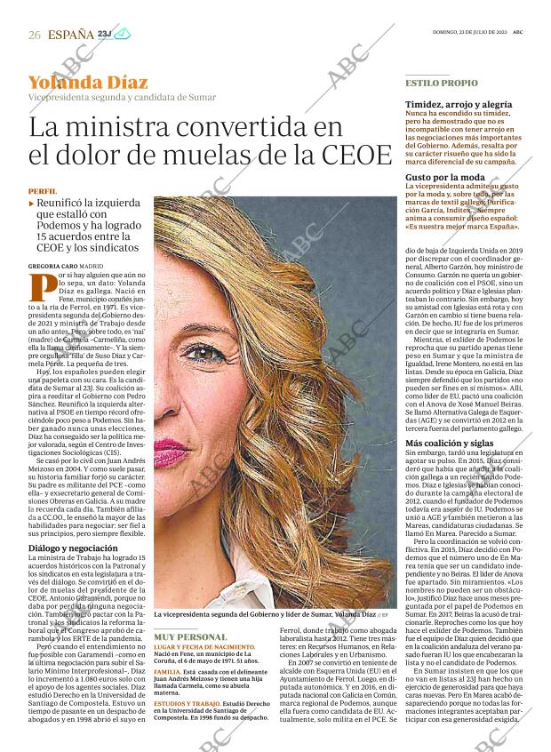 ABC MADRID 23-07-2023 página 26