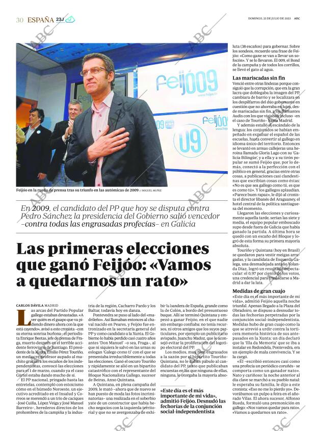 ABC MADRID 23-07-2023 página 30