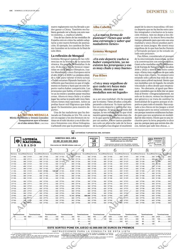 ABC MADRID 23-07-2023 página 53