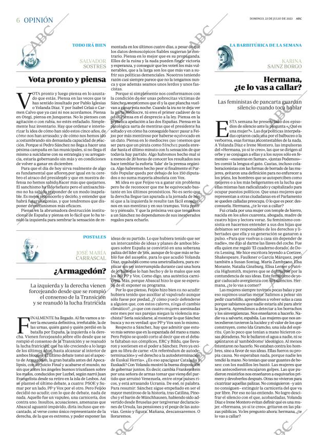 ABC MADRID 23-07-2023 página 6