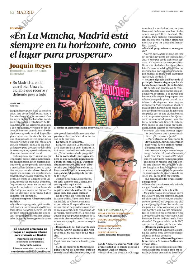 ABC MADRID 23-07-2023 página 62