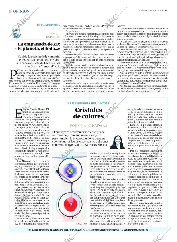 ABC MADRID 23-07-2023 página 8
