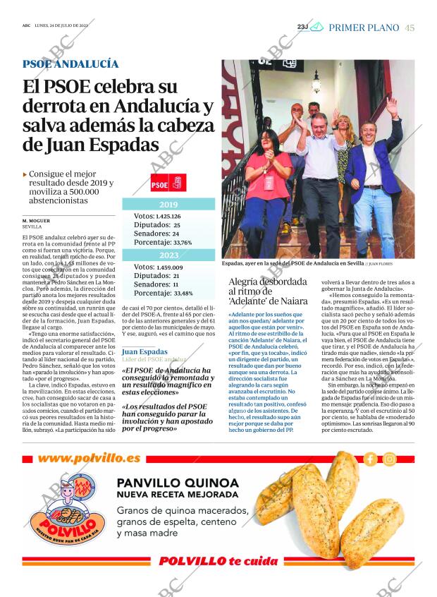 ABC SEVILLA 24-07-2023 página 45