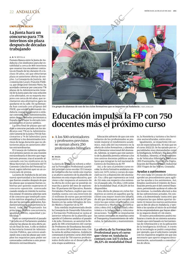 ABC CORDOBA 26-07-2023 página 22