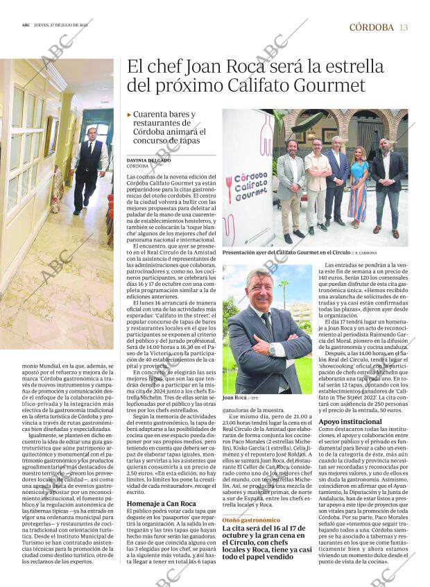 ABC CORDOBA 27-07-2023 página 13