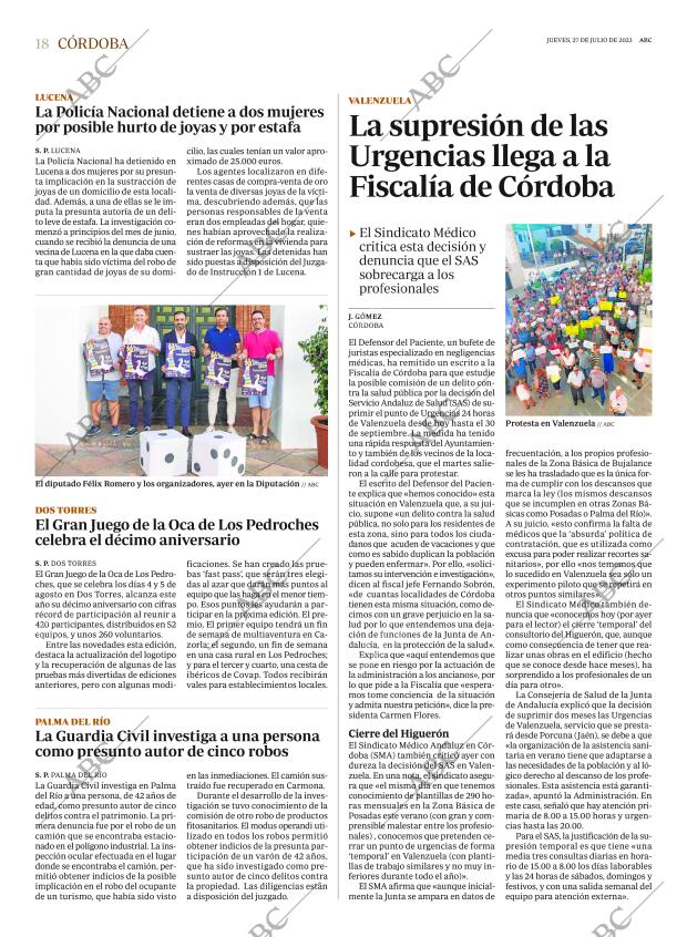 ABC CORDOBA 27-07-2023 página 18