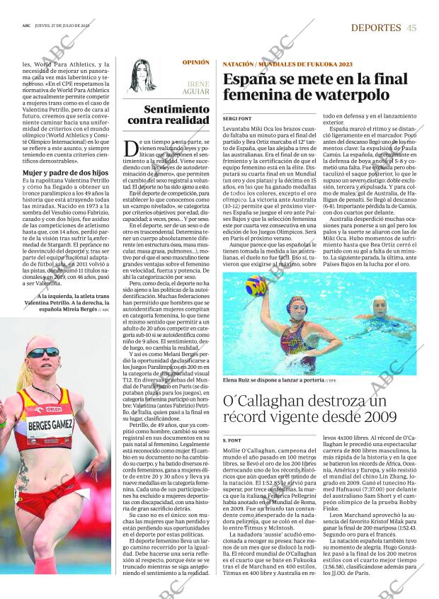 ABC CORDOBA 27-07-2023 página 45