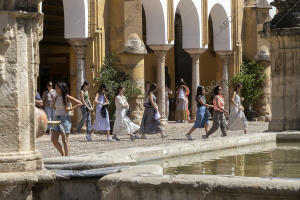 Turistas en Agosto