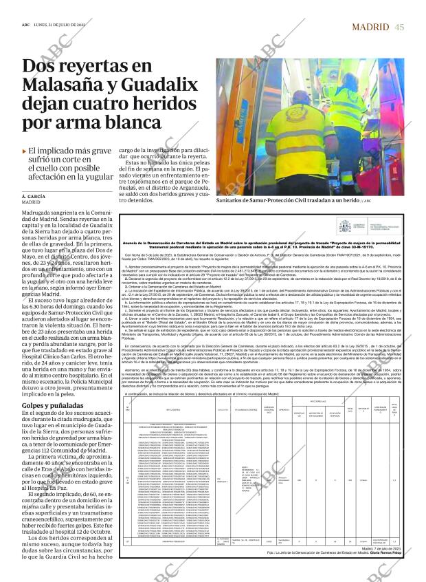 ABC MADRID 31-07-2023 página 45