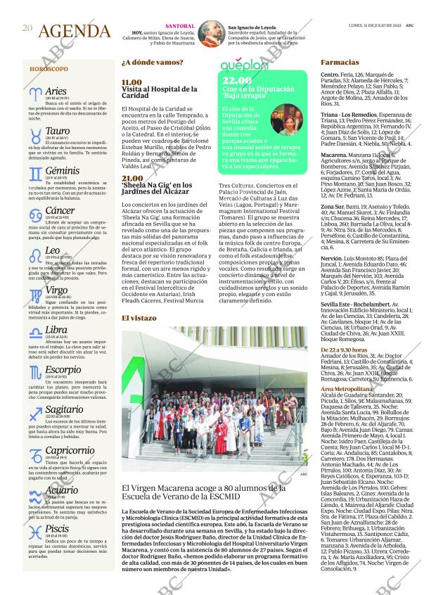 ABC SEVILLA 31-07-2023 página 20