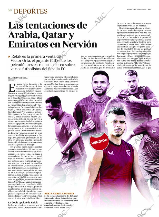 ABC SEVILLA 31-07-2023 página 58