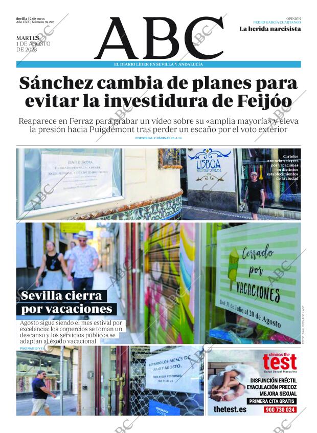 ABC SEVILLA 01-08-2023 página 1