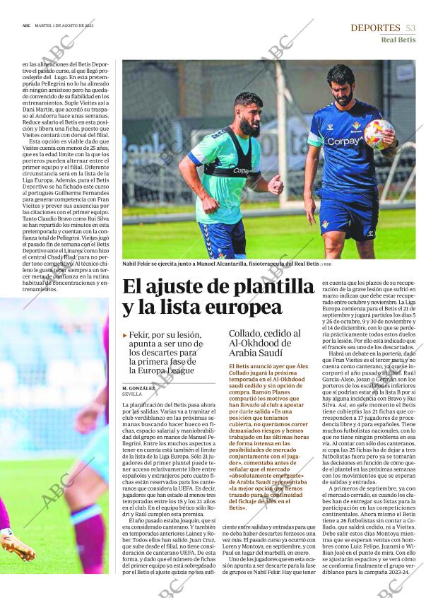 ABC SEVILLA 01-08-2023 página 53