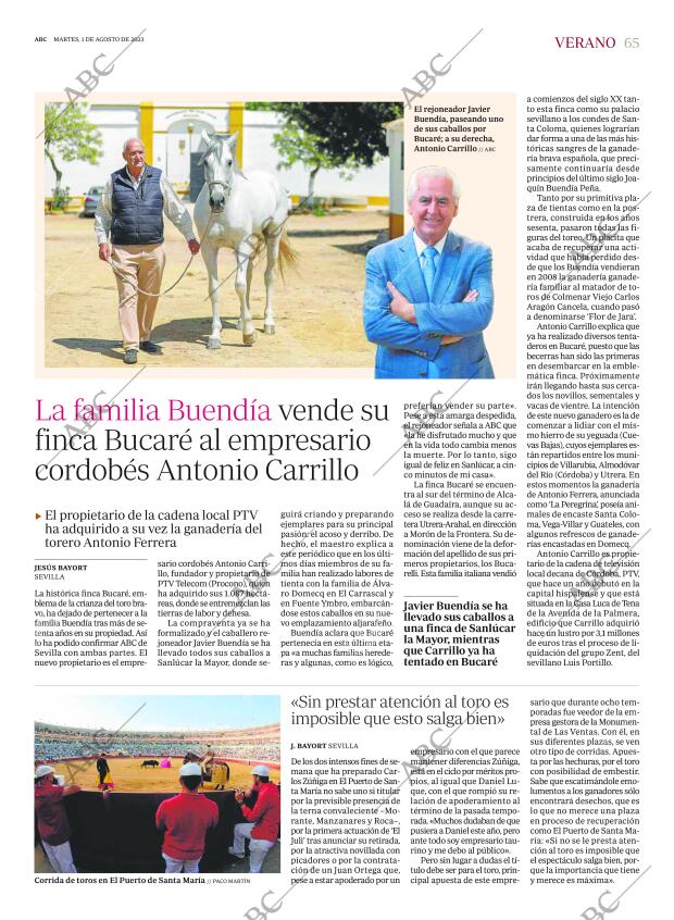 ABC SEVILLA 01-08-2023 página 65