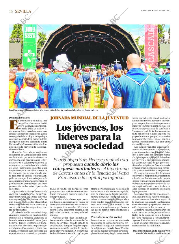 ABC SEVILLA 03-08-2023 página 16