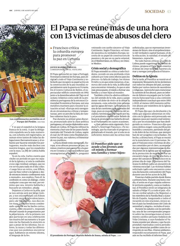 ABC SEVILLA 03-08-2023 página 43