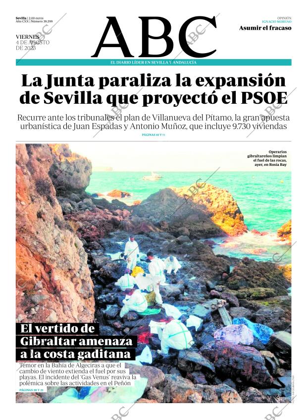 ABC SEVILLA 04-08-2023 página 1