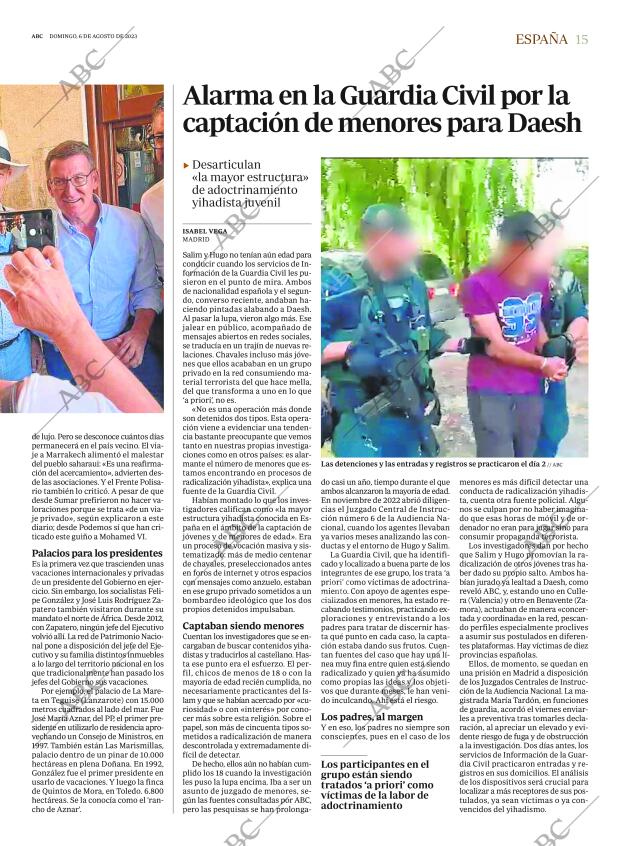 ABC MADRID 06-08-2023 página 15