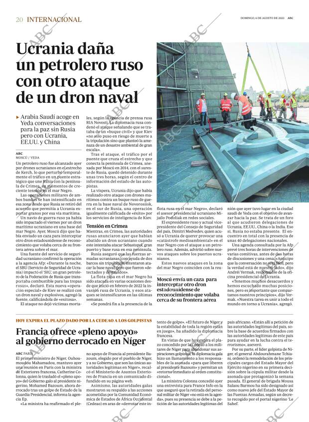 ABC MADRID 06-08-2023 página 20