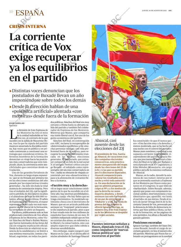 ABC MADRID 10-08-2023 página 10