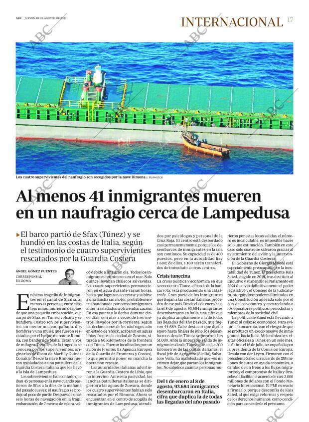 ABC MADRID 10-08-2023 página 17