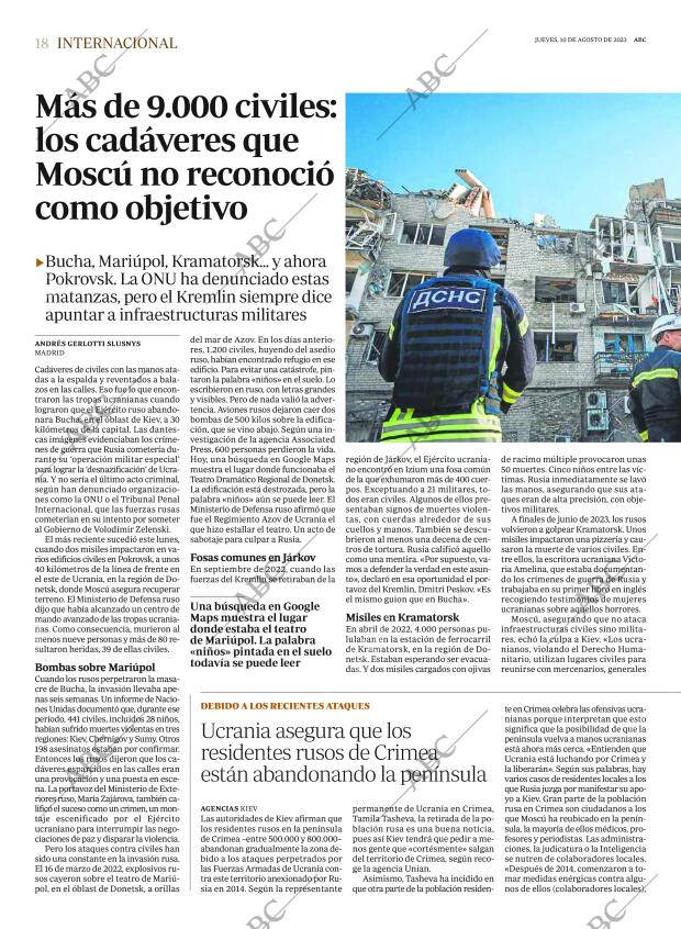 ABC MADRID 10-08-2023 página 18