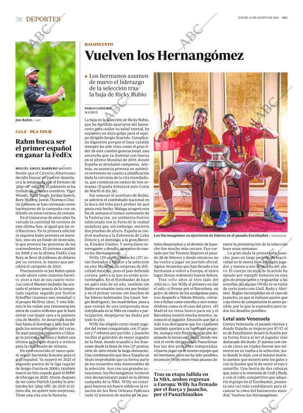 ABC MADRID 10-08-2023 página 38