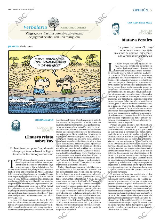 ABC MADRID 10-08-2023 página 5